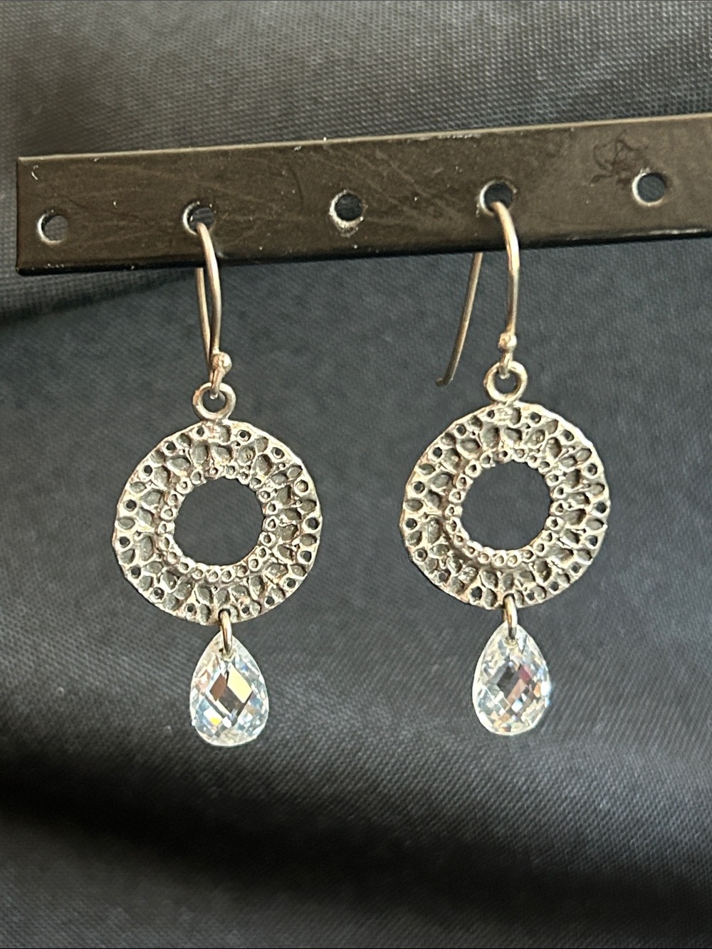 Silpada W1520 Sterling Silver & Cubic Zirconia Earrings